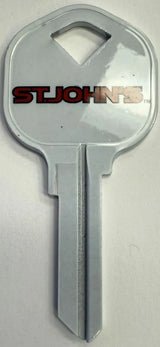Kaba Ilco CK-KW1-ST JOHNS Redstorm College Team House Key Blank KW1 Keyway