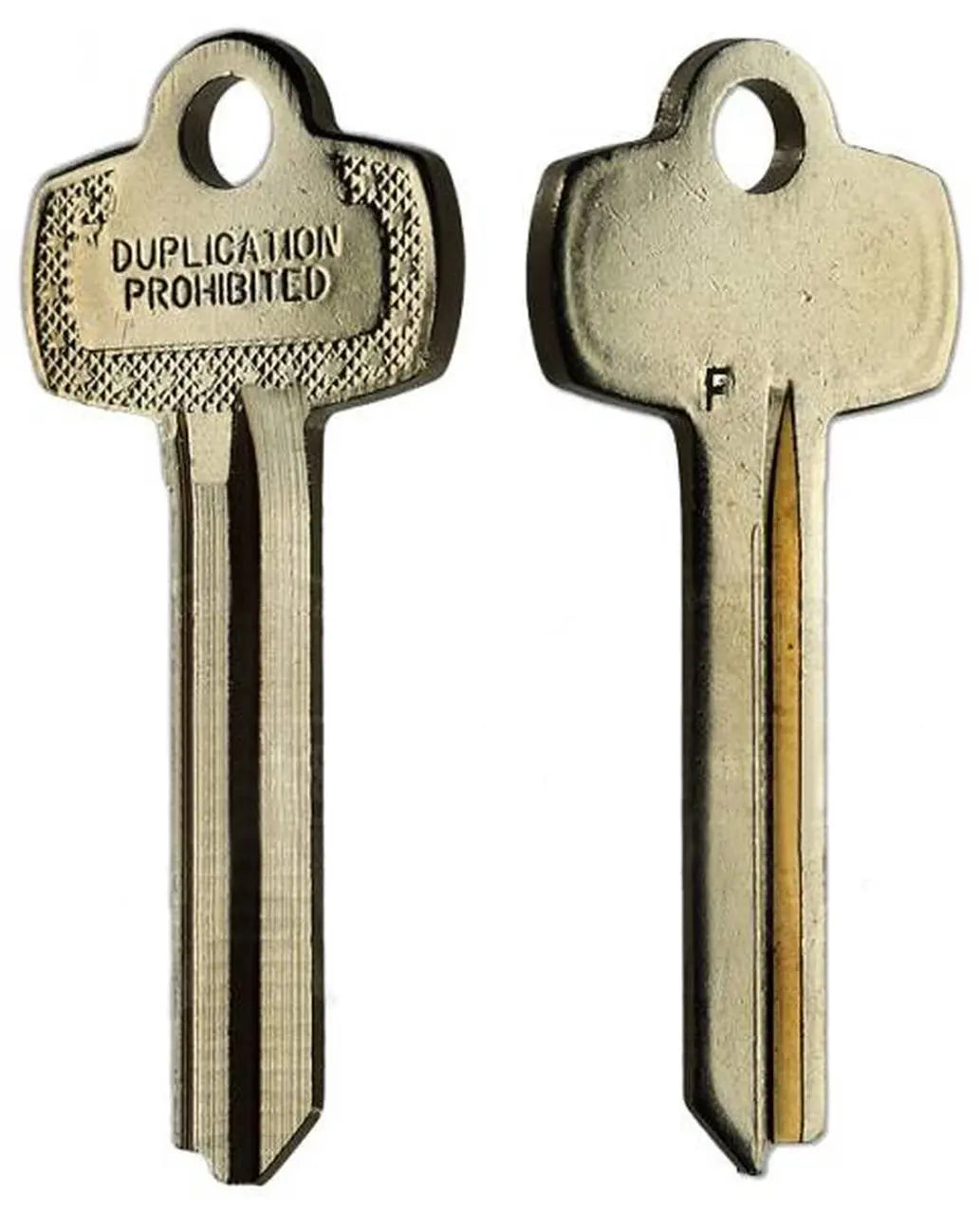 Kaba Ilco 1A1F1 Look-Alike Best F Key Blank, Nickel Silver