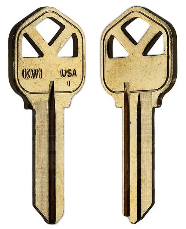 Taylor KW1-BR-250PK Kwikset Key Blank, Brass - Bulk Pack 250 pcs