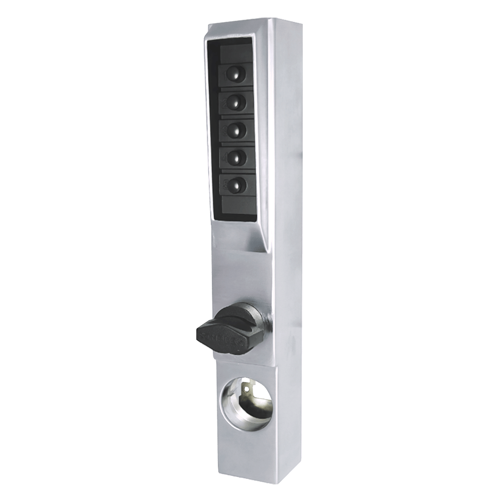 DormaKaba 3002-26D-41 Narrow Stile Lock with Thumbturn, Satin Chrome