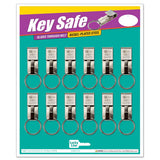 Lucky Line 47612 Key Safe Belt Hook with Ring 12 Per Card