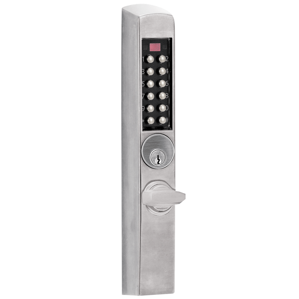 DormaKaba E3065MKNT-0-626-41 E-Plex 3000 for Adams Rite Latches, 300 Access Codes, 9,000 Audit Events, Kaba 90 Keyway, Thumbturn, Remote Unlcock, Satin Chrome