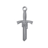 Lucky Line B301K Forged Sword Key Shape Kwikset  KW1/KW10 1 Per Card