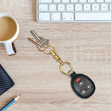Lucky Line 70501 Quick Release Key Ring Brass 1 Per Card