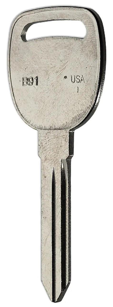 Taylor B91-NP General Motors Key Blank, Nickel Plated 10 pcs per pack