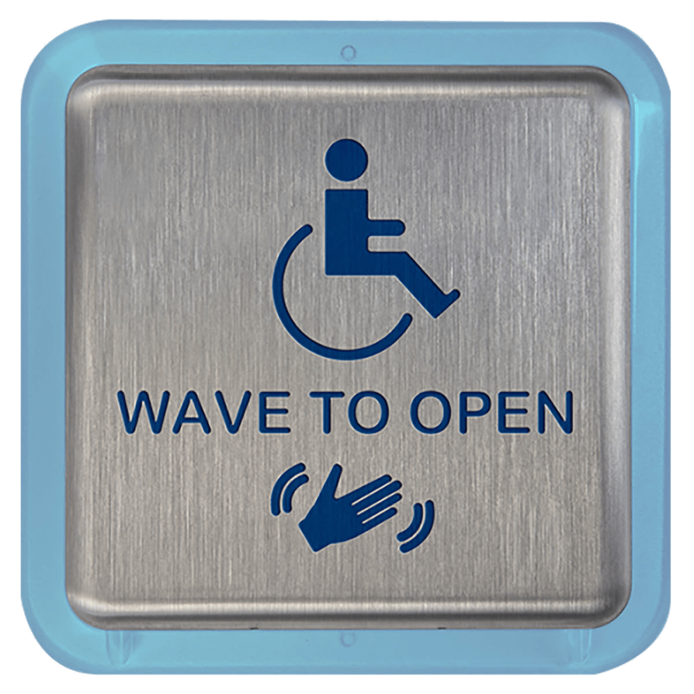BEA 10MS21HS1 Capacitance activation plate, stainless steel, 4.75" square (text and logo) 12 to 24 V AC/DC