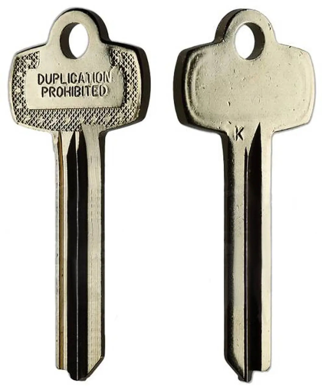 Kaba Ilco 1A1K1 Look-Alike Best K Key Blank, Nickel Silver