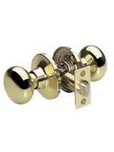 Master Lock BCO0403  BISQUIT KNOB GR3 PASSAGE, POLISHED BRASS