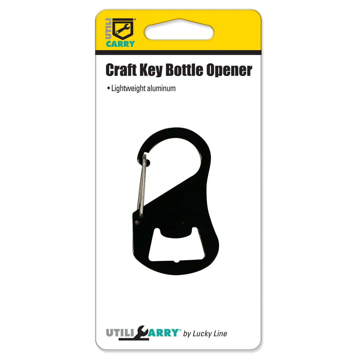Lucky Line U12520 Craft Key Bottle Opener Black 1 Per Pack