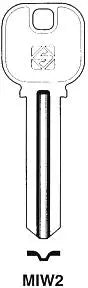 Kaba Ilco MIW2 MIWA-ST Key Blank