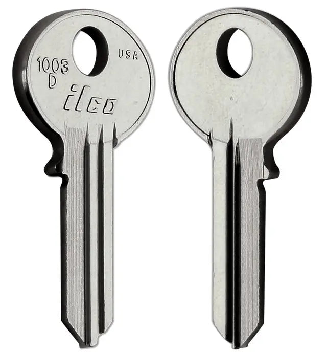 Kaba Ilco 1003D Key Blank – Corbin/CCL R4 Keyway, 5-Pin, Nickel-Plated Brass