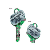 Lucky Line B141S  Dog Tags KeyShapes Blank,  Schlage  SC1