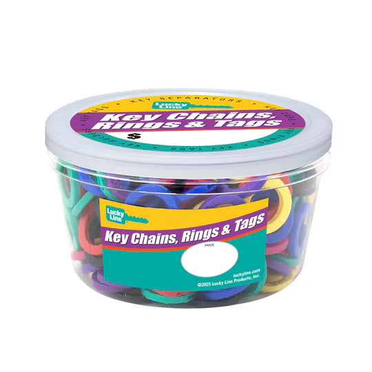 Lucky Line 16625 Key Identifier Large Asst 100 Per Jar