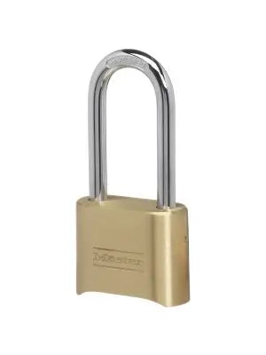 Master Lock 1175DLH ProSeries Combination Padlock 2-1/4" Brass Body, 2-1/16" Tall 3/8 Diameter Shackle, Carded
