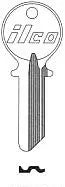 Kaba Ilco AB62ER Abus Padlock Key Blank – Nickel-Plated Brass, ER Keyway, 5-Pin
