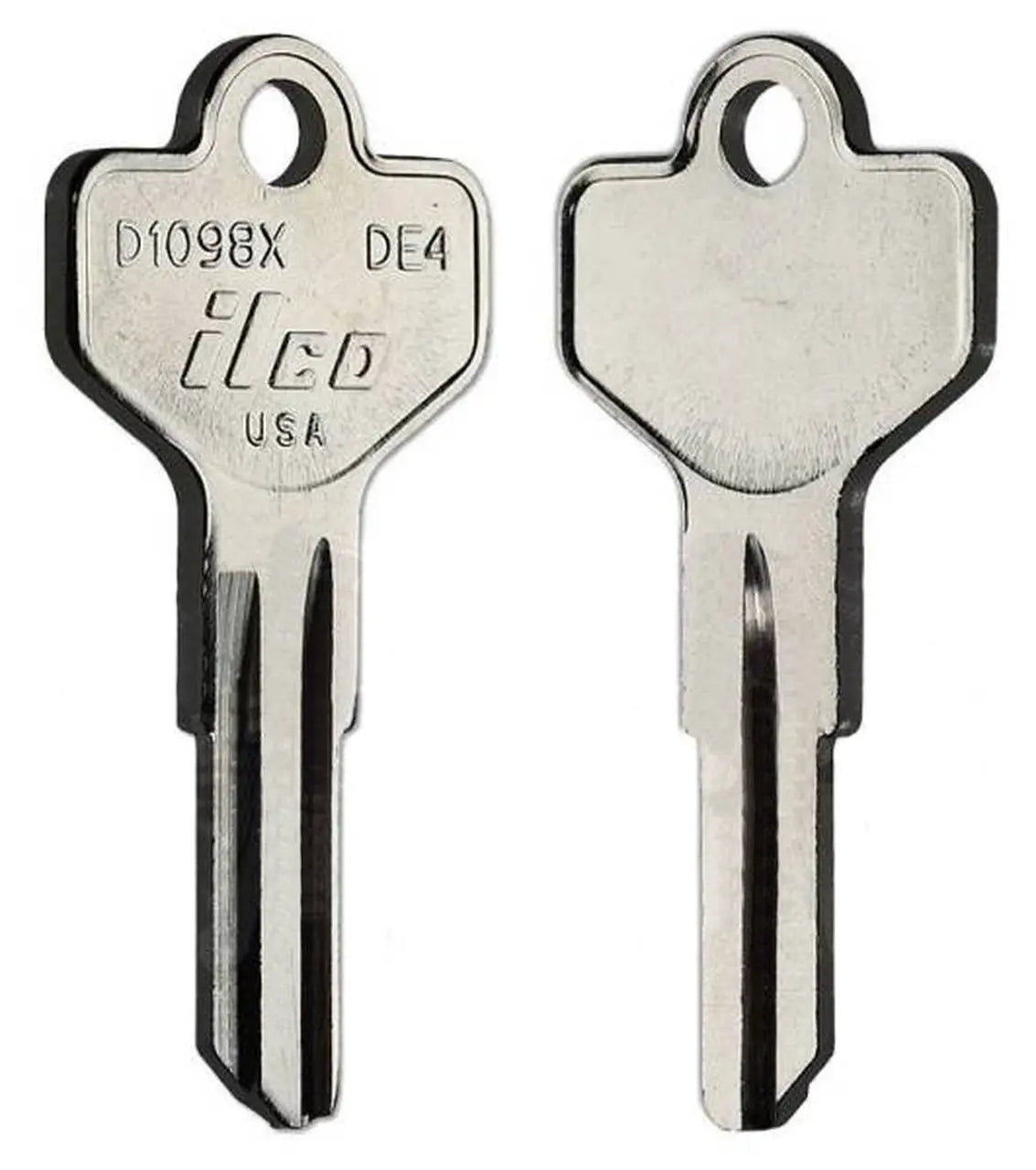 Kaba Ilco D1098X DE4 Key Blank – Dexter Nickel-Plated Brass