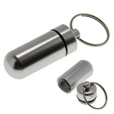 Lucky Line U12993 Storage Capsule Keychain Silver 1 Per Pack