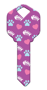 KW-HK67 Happy Keys Kwikset Maine Coon