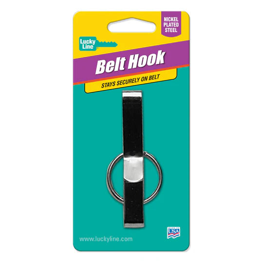 Lucky Line 40601 Belt Hook with Ring 1 Per Card