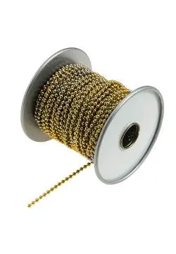 Lucky Line 31800 Ball Chain #6 Yellow Brass Spool 100ft