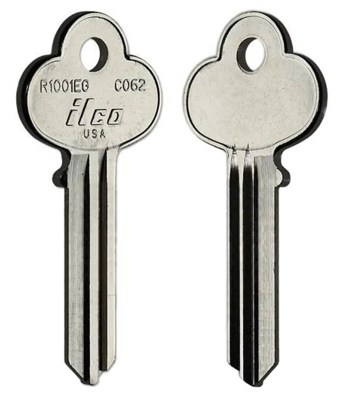 Kaba Ilco R1001EG Key Blank – Corbin CO62 Keyway, 6-Pin, Nickel-Plated Brass