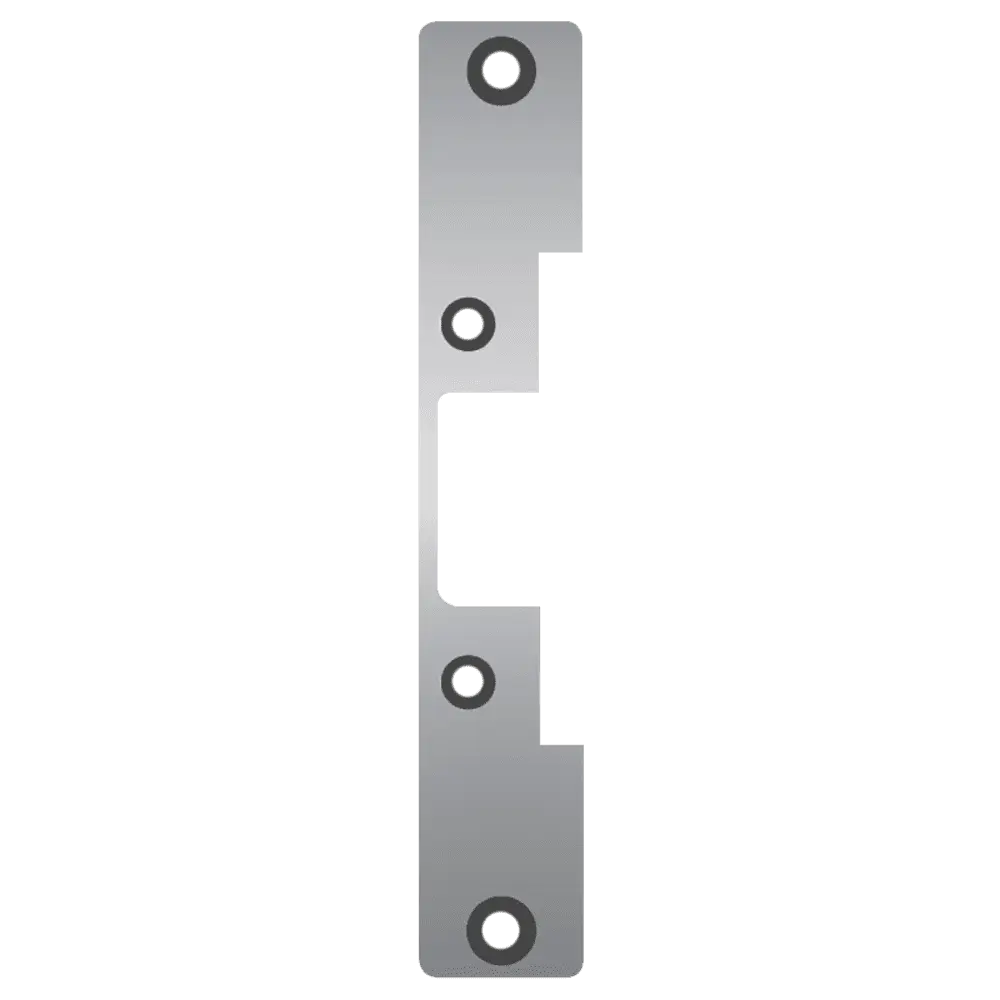 HES 503 630 Faceplate Only, 5000/5200 Series, 6-7/8" x 1-1/4", Flat with Radius Corners, Satin Stainless Steel