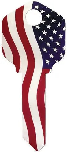 SC1-HK1 Happy Keys Schlage US Flag