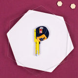 Lucky Line B126K  Tape Measure KeyShapes Blank,  Kwikset  KW1/KW10