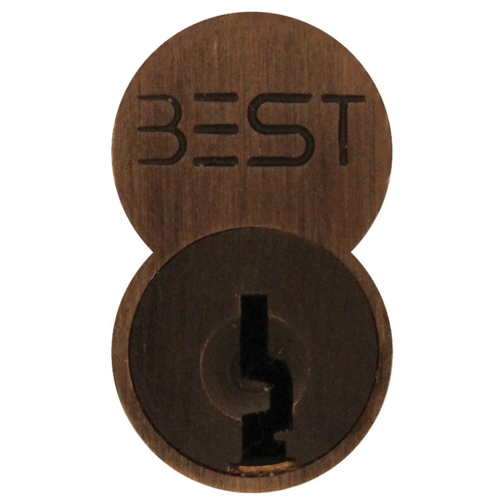 BEST 1C6A1613 SFIC Core, 6-Pin, A Keyway, Dark Oxidized Satin Bronze Oil Rubbed Finish