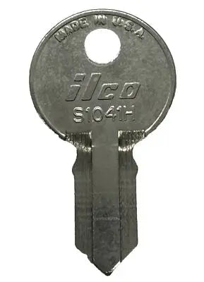 Kaba Ilco S1041H Illinois Key Blank – Nickel-Plated Brass, Double-Bitted Illinois 100