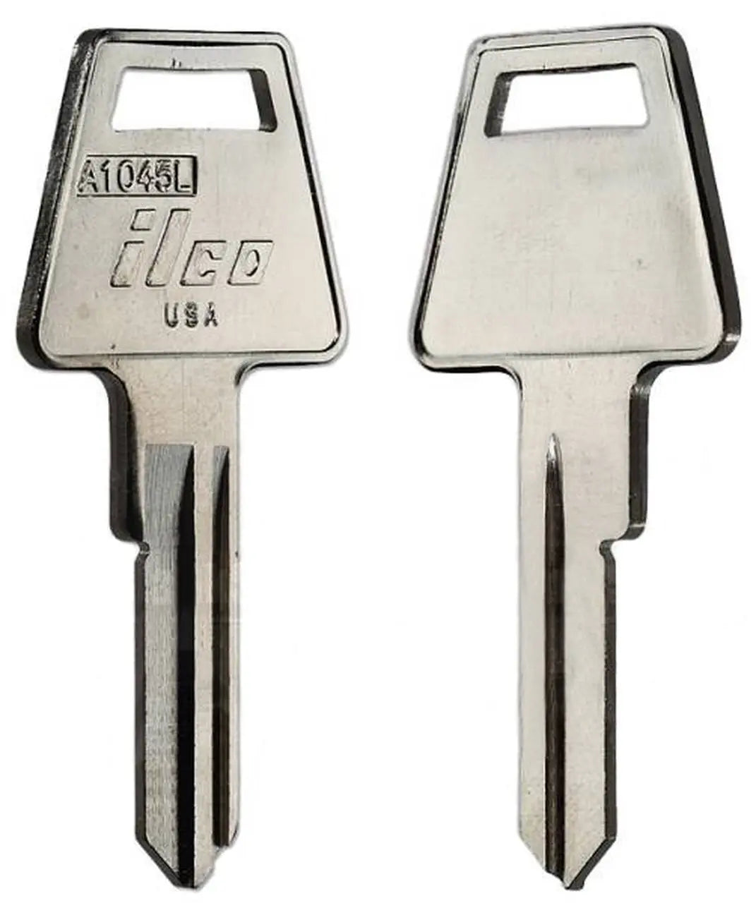 Kaba Ilco A1045L American Padlock Key Blank – 6-Pin, Nickel-Plated Brass