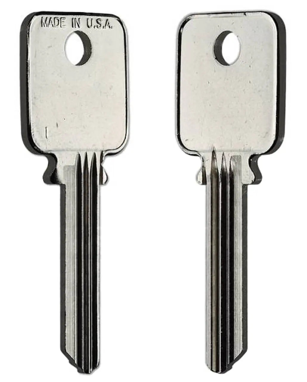 Kaba Ilco A1638 High-Security Key Blank – Medeco Biaxial G3 Keyway, 6-Pin, Nickel Silver