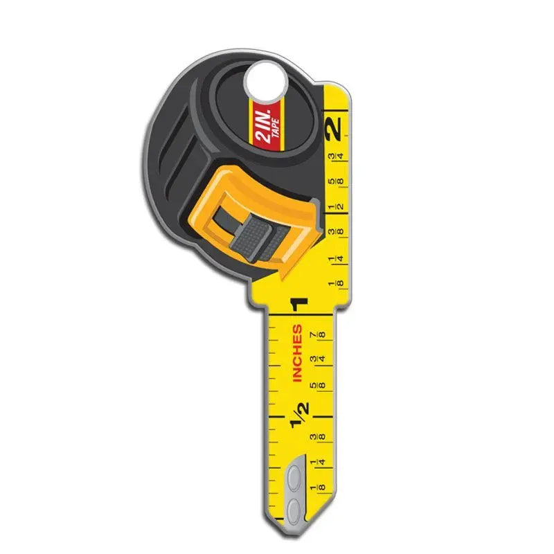 Lucky Line B126S  Tape Measure KeyShapes Blank,  Schlage  SC1