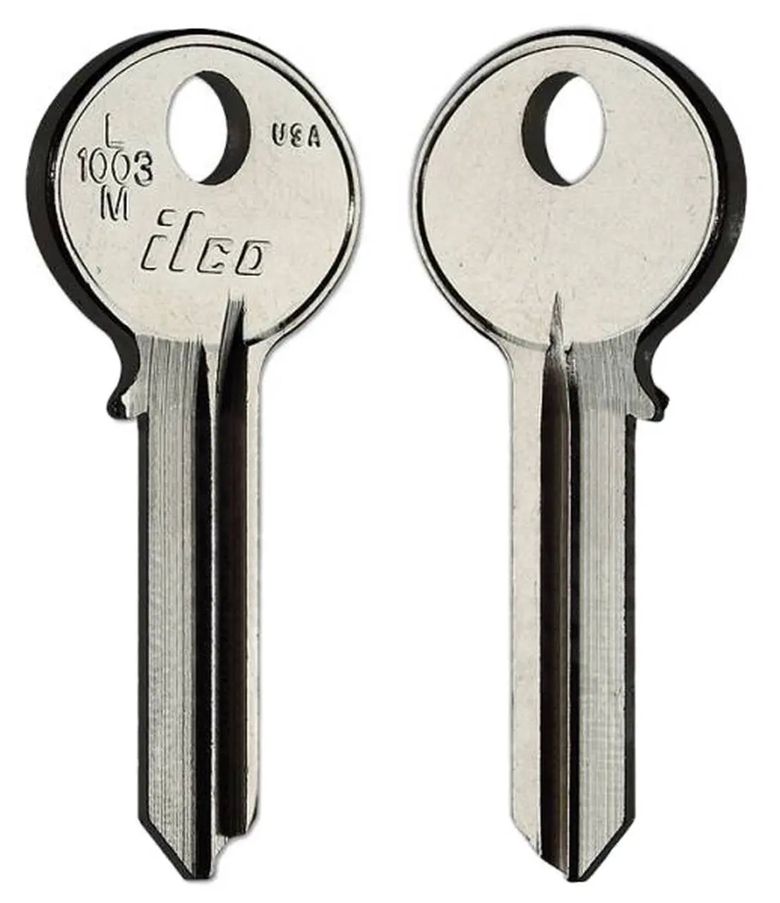 Kaba Ilco L1003M Key Blank – Corbin/CCL 6-Pin, Nickel-Plated Brass