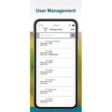 Seco-Larm SK-B141-PQ 12-24 VDC, Single Gang, Keypad Bluetooth with Prox Reader