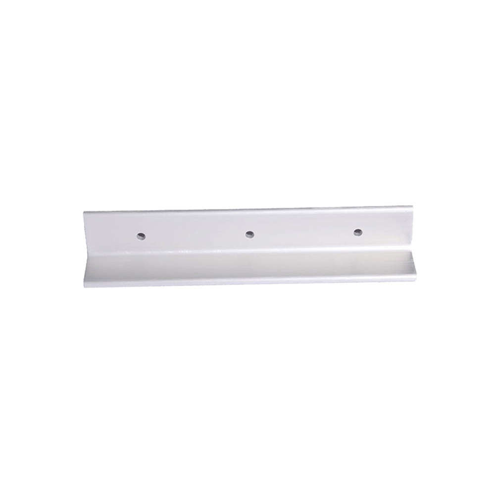 Securitron HEB-1CL-8 Header Extension Bracket, 1 x 1 x 8, Satin Aluminum Clear Anodized