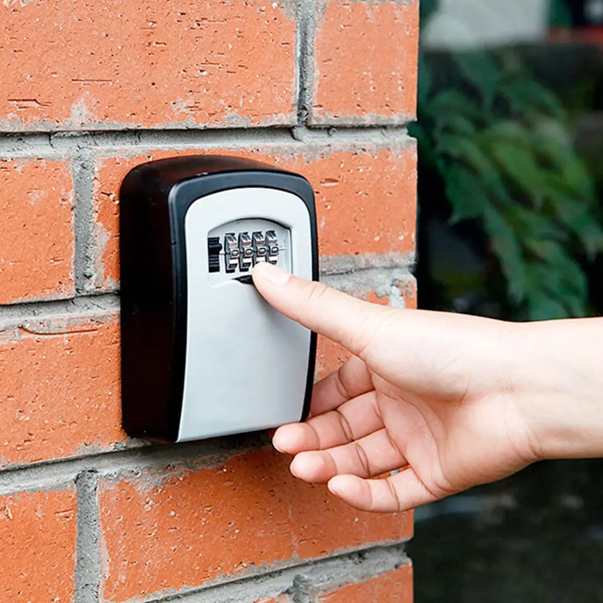 Lucky Line 65101 Wall-Mount Key Lock Box, 4-Digit Combination
