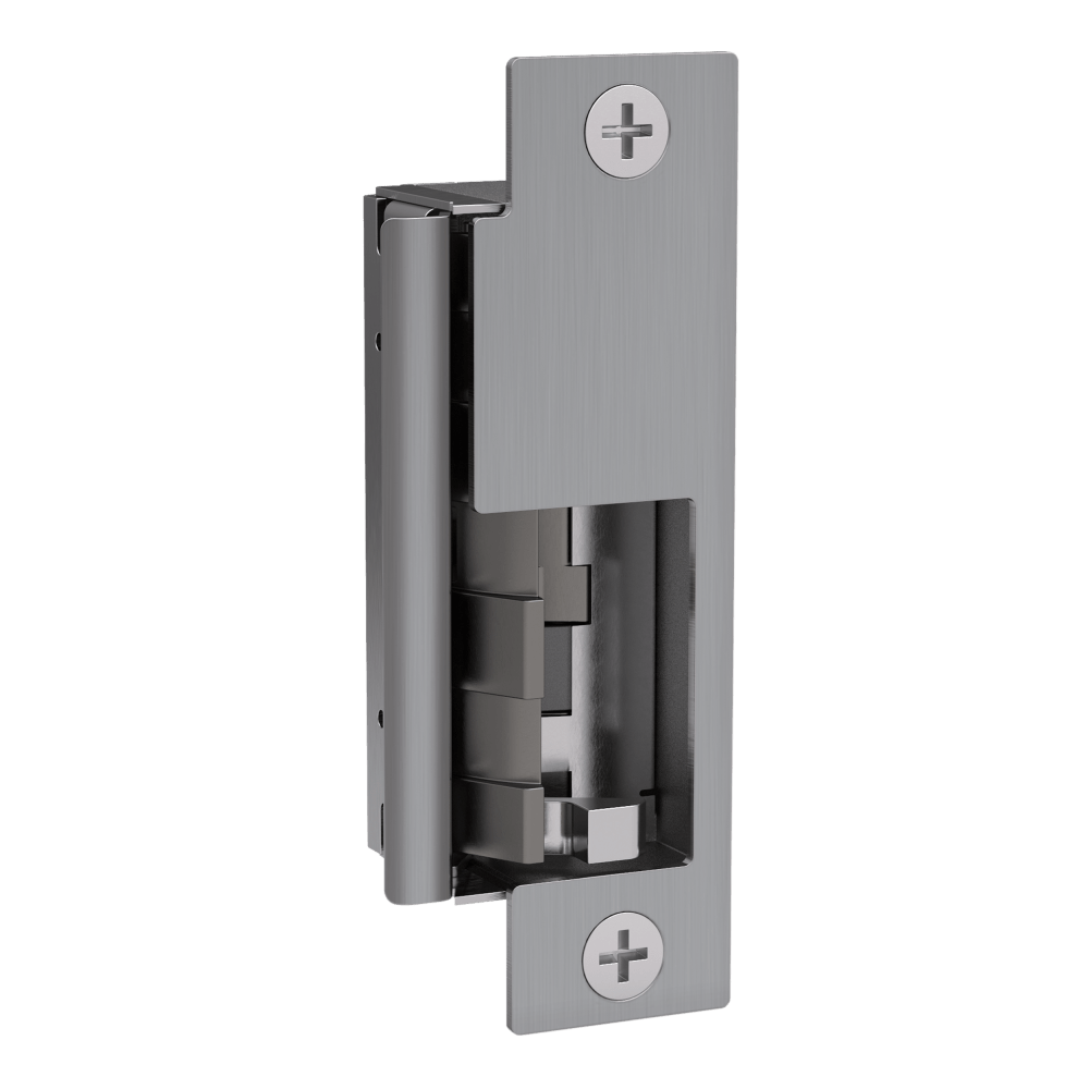 HES 8500-630-LBM Fail Safe/Fail Secure, Body Only, 12/24VDC Electric Strike, Latchbolt Monitor, Satin Stainless Steel Finish