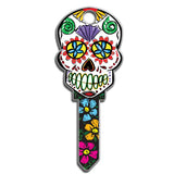 Lucky Line B136S  Sugar Skull KeyShapes Blank,  Schlage  SC1