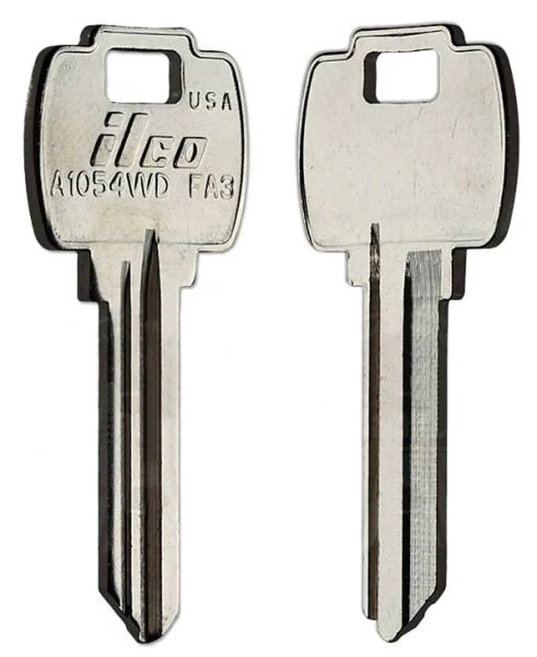 Kaba Ilco A1054WD Key Blank – Falcon G Keyway, 6-Pin, Nickel-Plated Brass (FA3)