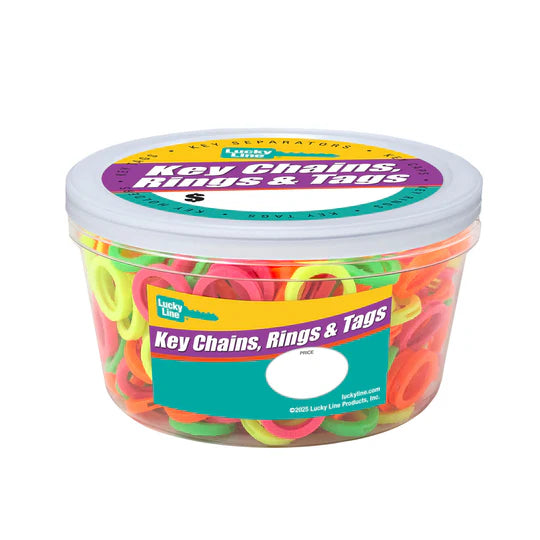 Lucky Line 16726 Key Identifier Medium Neon Asst 200 Per Jar