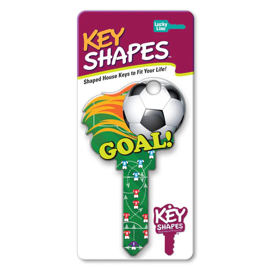 Lucky Line B135K Soccer KeyShapes Blank,  Kwikset  KW1/KW10