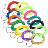 Lucky Line 41012 Wrist Coil with Ring Asst 12 Per Card