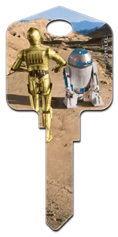 KW-SW6 STAR WARS Kwikset C-3PO AND R2-D2