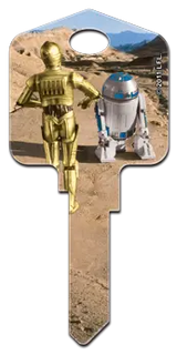KW-SW6 STAR WARS Kwikset C-3PO AND R2-D2