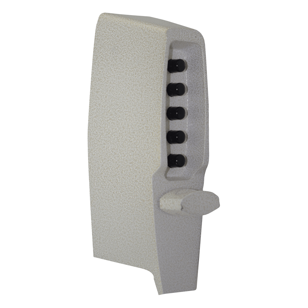 DormaKaba 7104-AW-41 Combination Deadlatch, Adjustable 2-3/8" to 2-3/4" Backset, Antique White