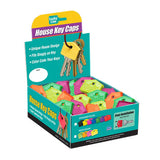 Lucky Line 16207 House Key Cap Neon 100 Per Display Box