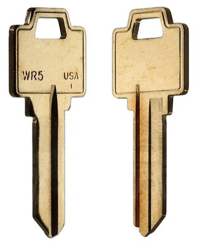 Taylor WR5-BR-250PK Weiser Key Blank, Brass - Bulk Pack 250 pcs