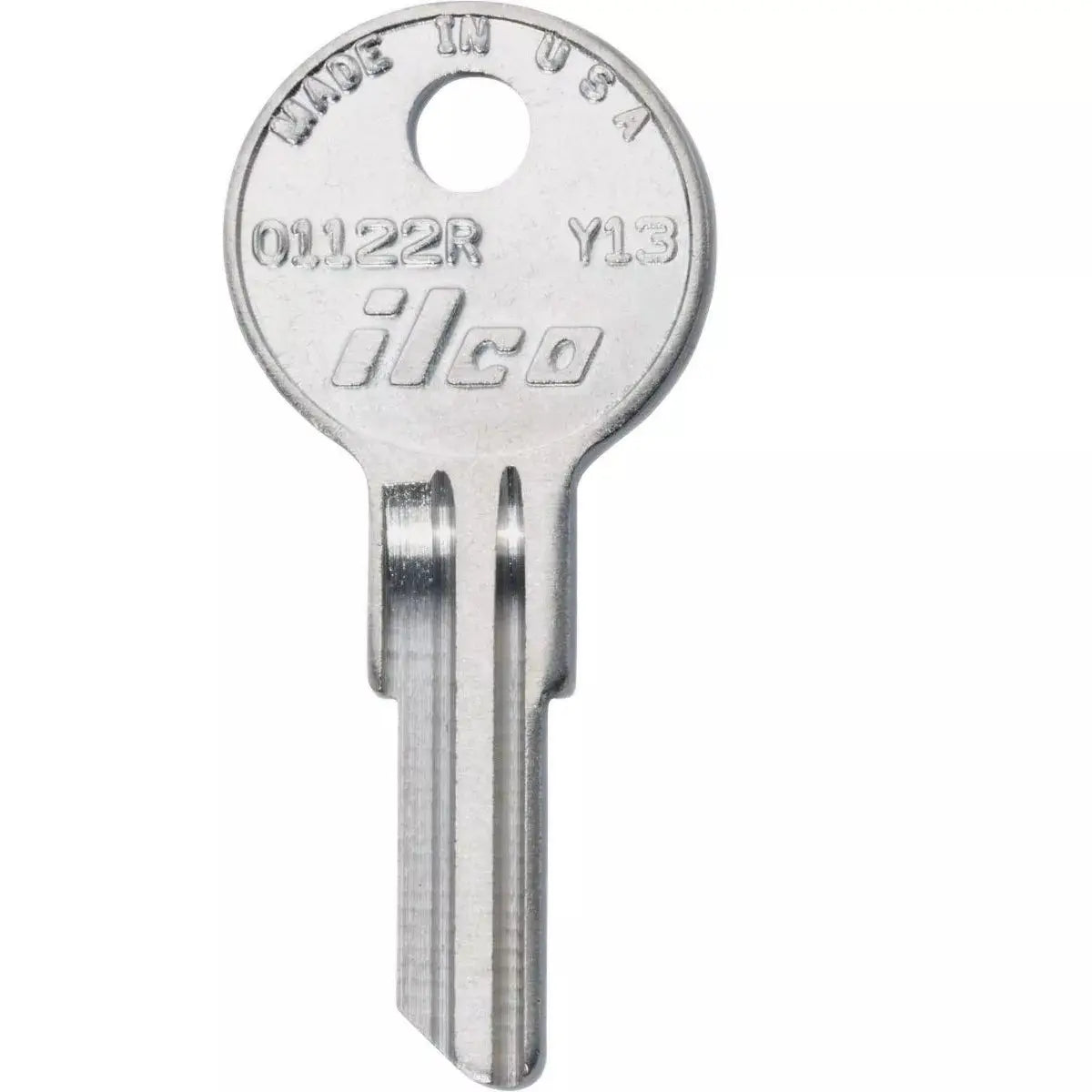 Kaba Ilco 01122R Key Blank – Yale/Hudson Y13, Nickel-Plated Brass, 5-Pin