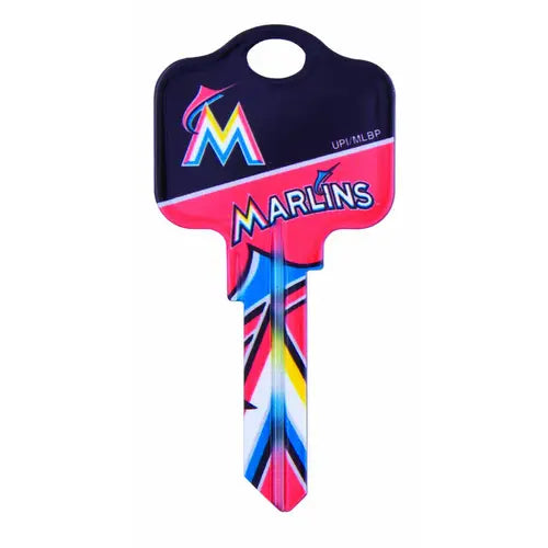 Kaba Ilco KW1-MLB-Florida MARLINS Baseball House Key Blank KW Keyway